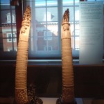 A pair of magnificent elephant tusks (1919), given by a wealthy Chinese merchant-cum-officer in Sumatra, Tjong A Fie, for the minister of colonial affairs, Jacob Cremer, and his wife.